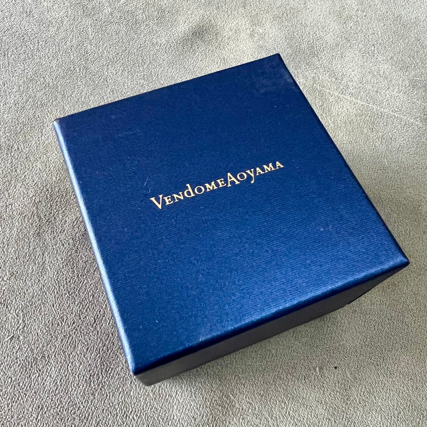 VENDOME AOYAMA Ring/Earrings Box + Outer Box 2.70x2.60x2.30 inches