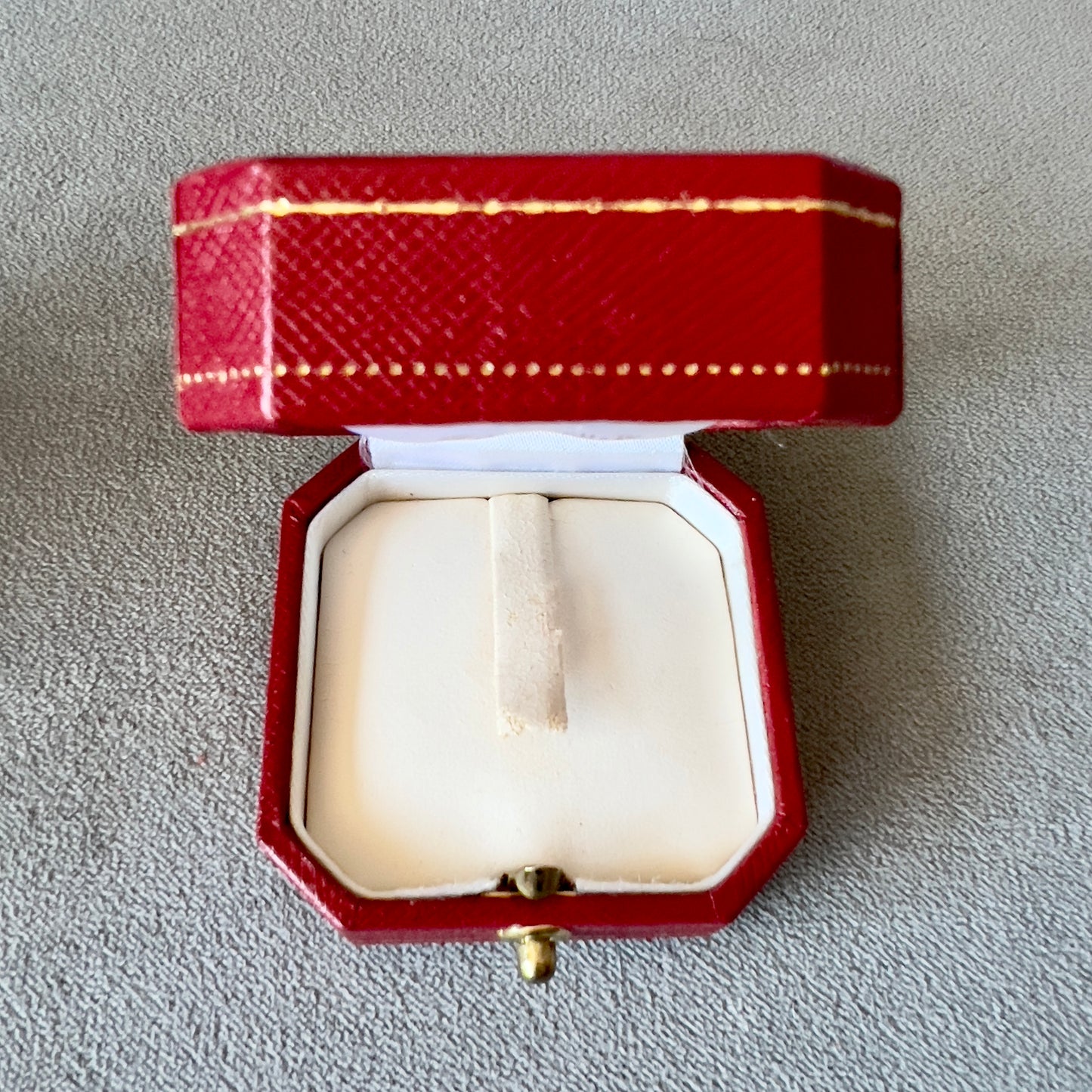 CARTIER Ring Box + Outer Box 2.60x2.10x1.30 inches
