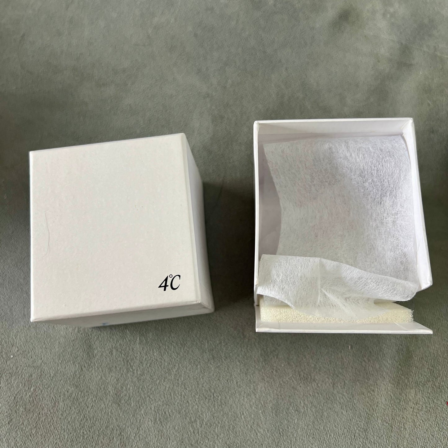 4C Ring/Earrings Box + Outer Box 2.90x2.70x2.90 inches