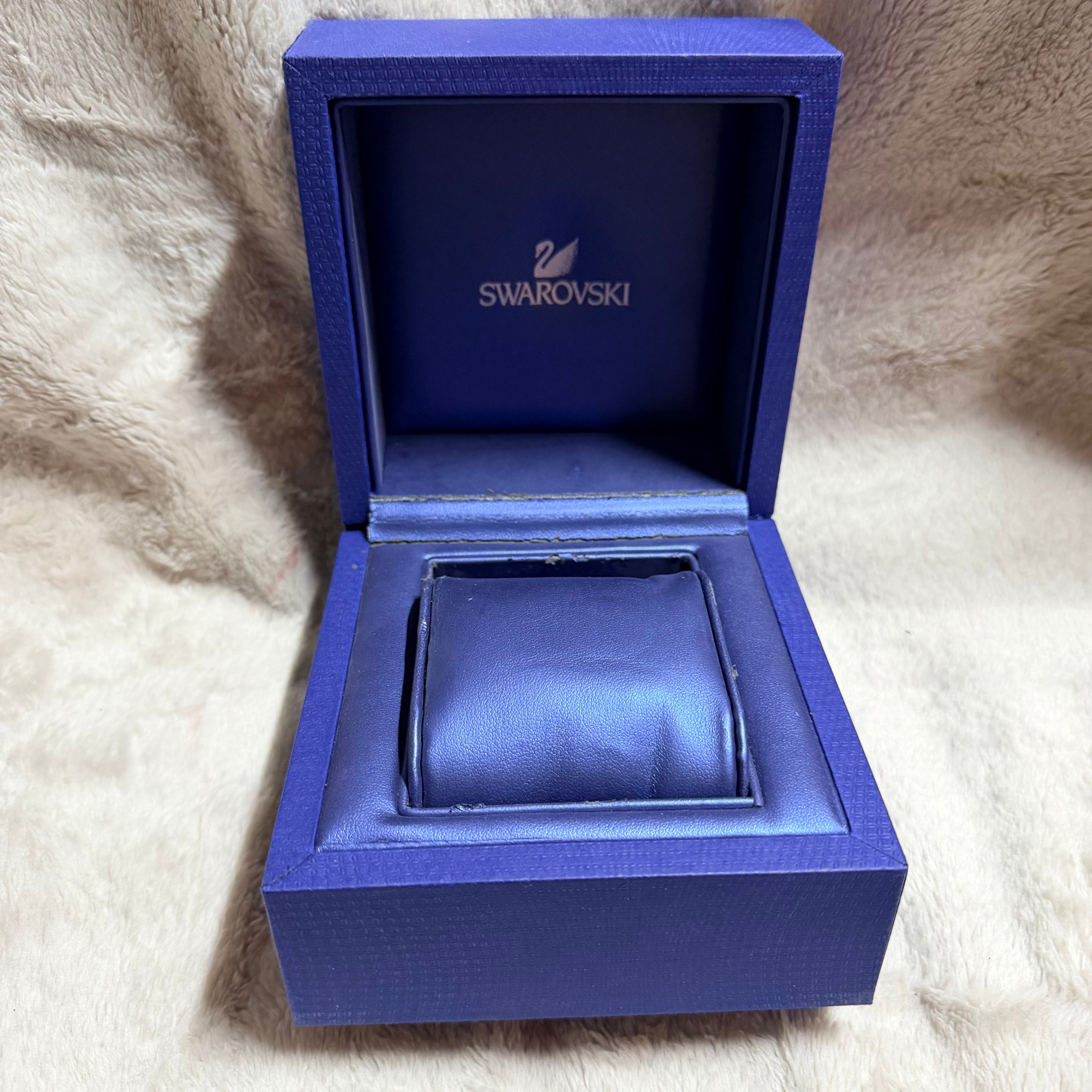 SWAROVSKI Blue Box + Outer Boxes + Booklets + Tag 5.25 x 5.25 x 4