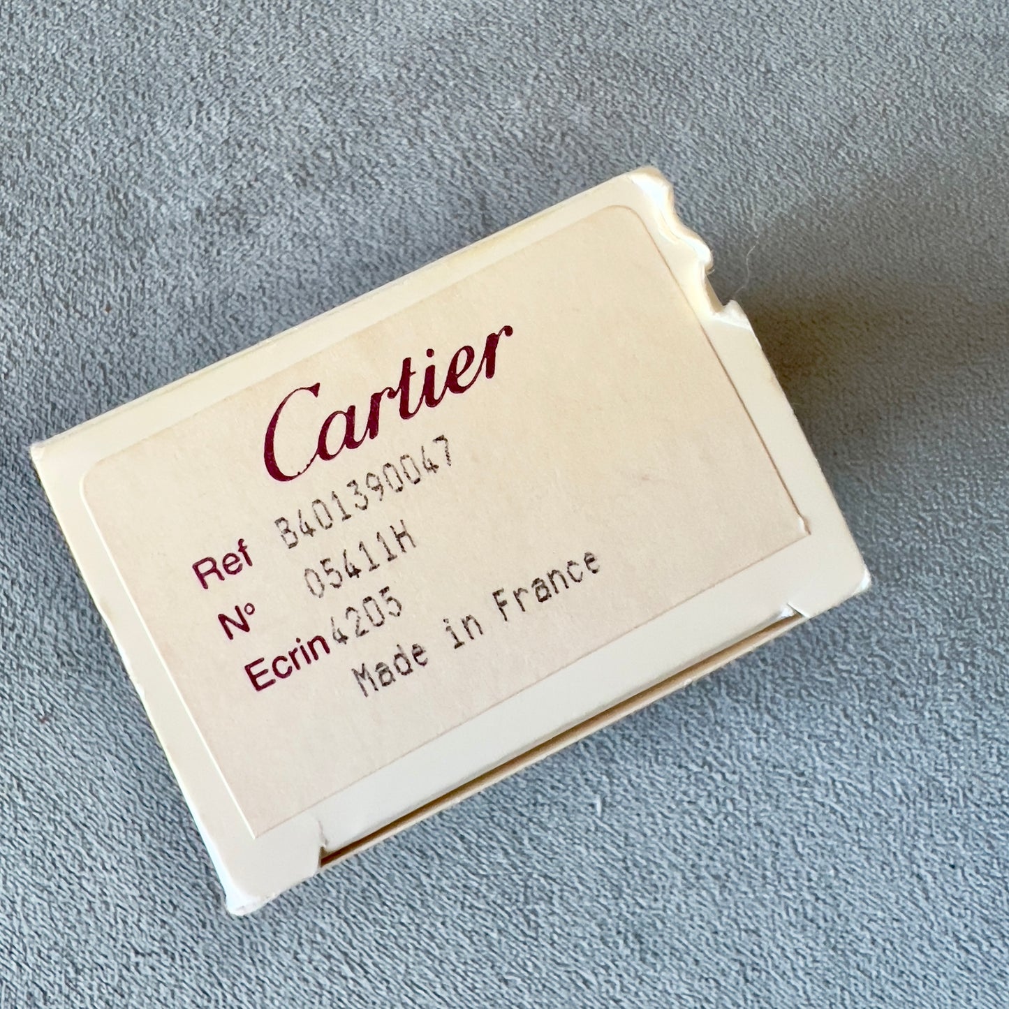 CARTIER Trinity Ring Box + Outer Box 2.25x2.10x1.5 inches