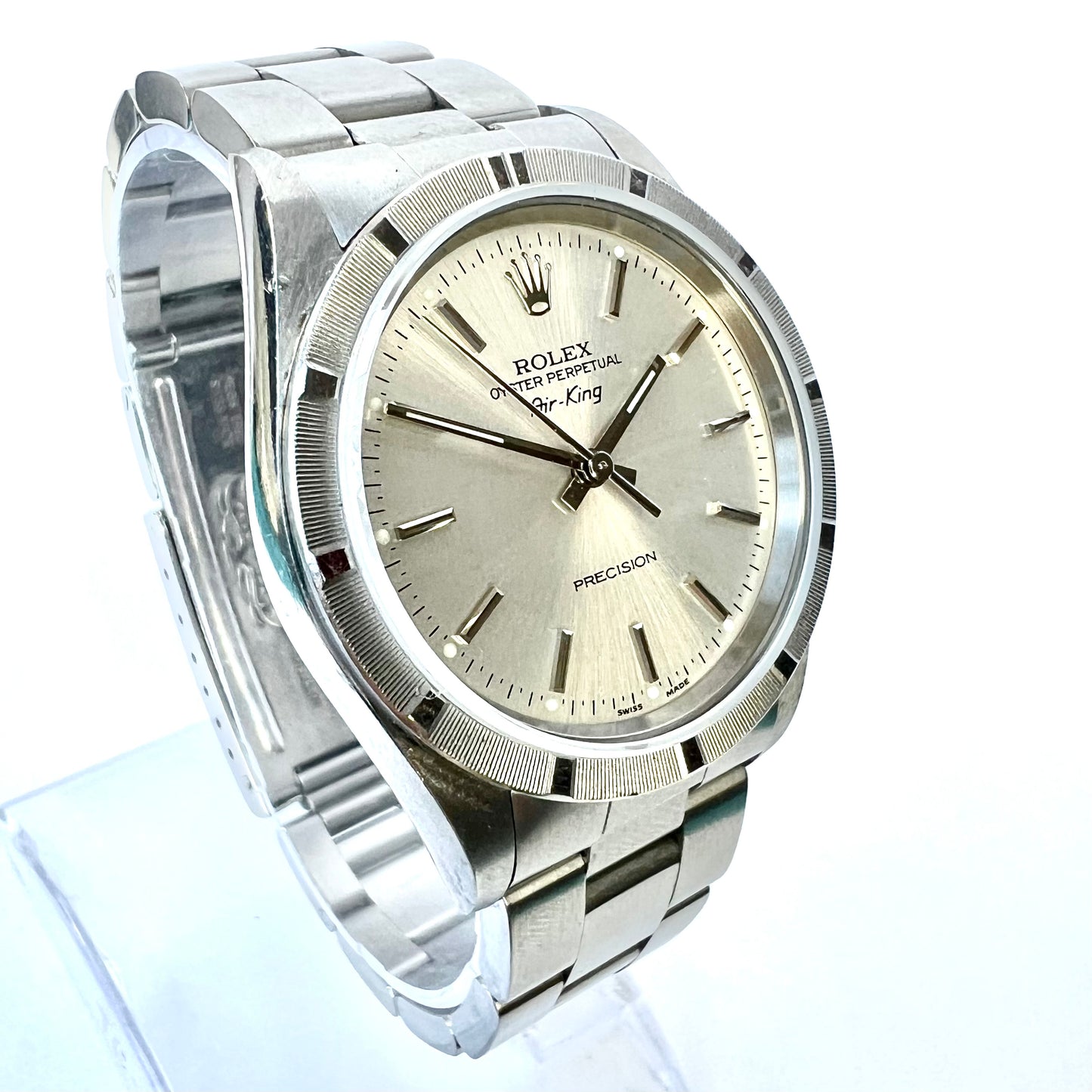 ROLEX AIR-KING PRECISION Automatic 34mm Steel Watch Oyster Bracelet