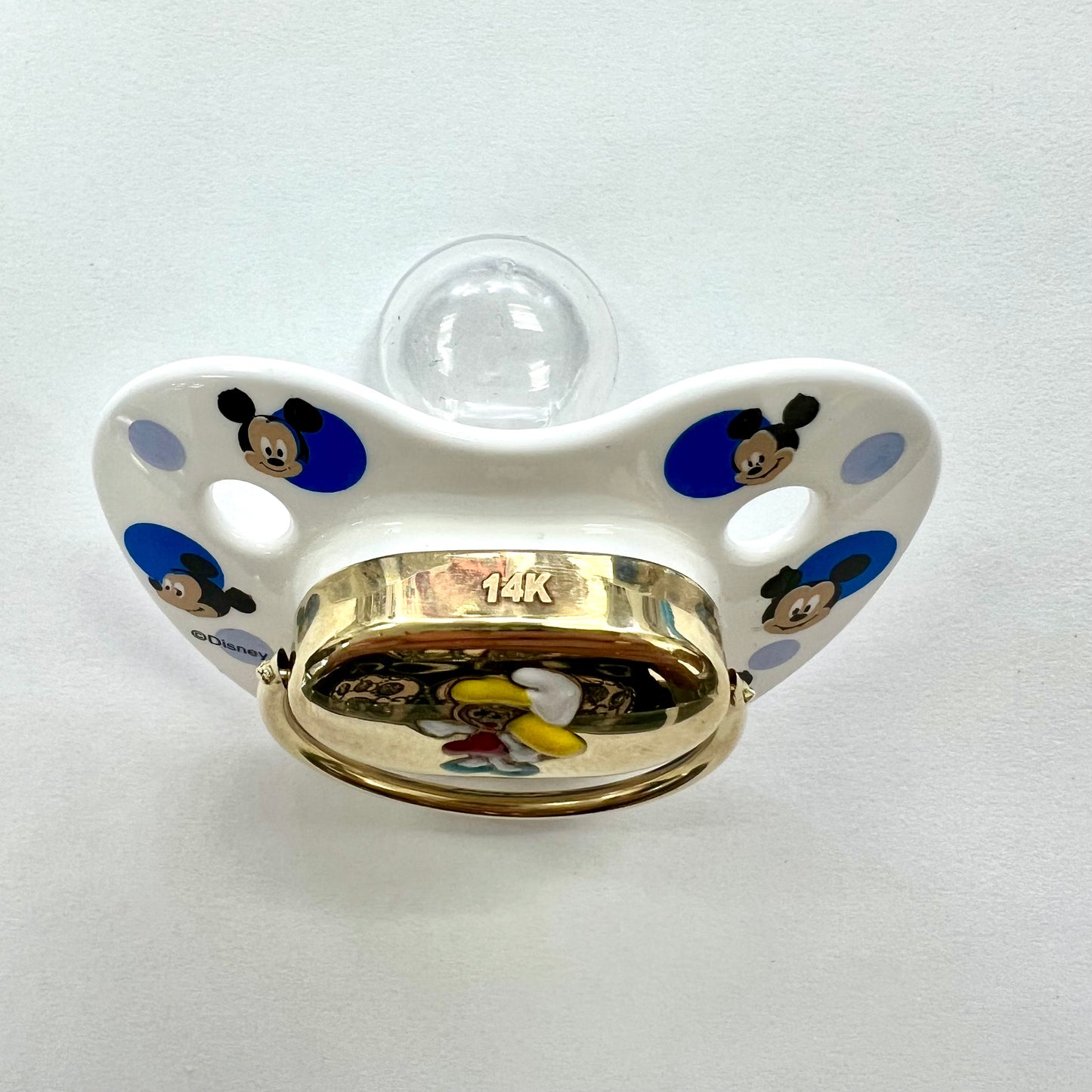 NEW DISNEY BABY Pacifier 14K Yellow Gold stamped 14K