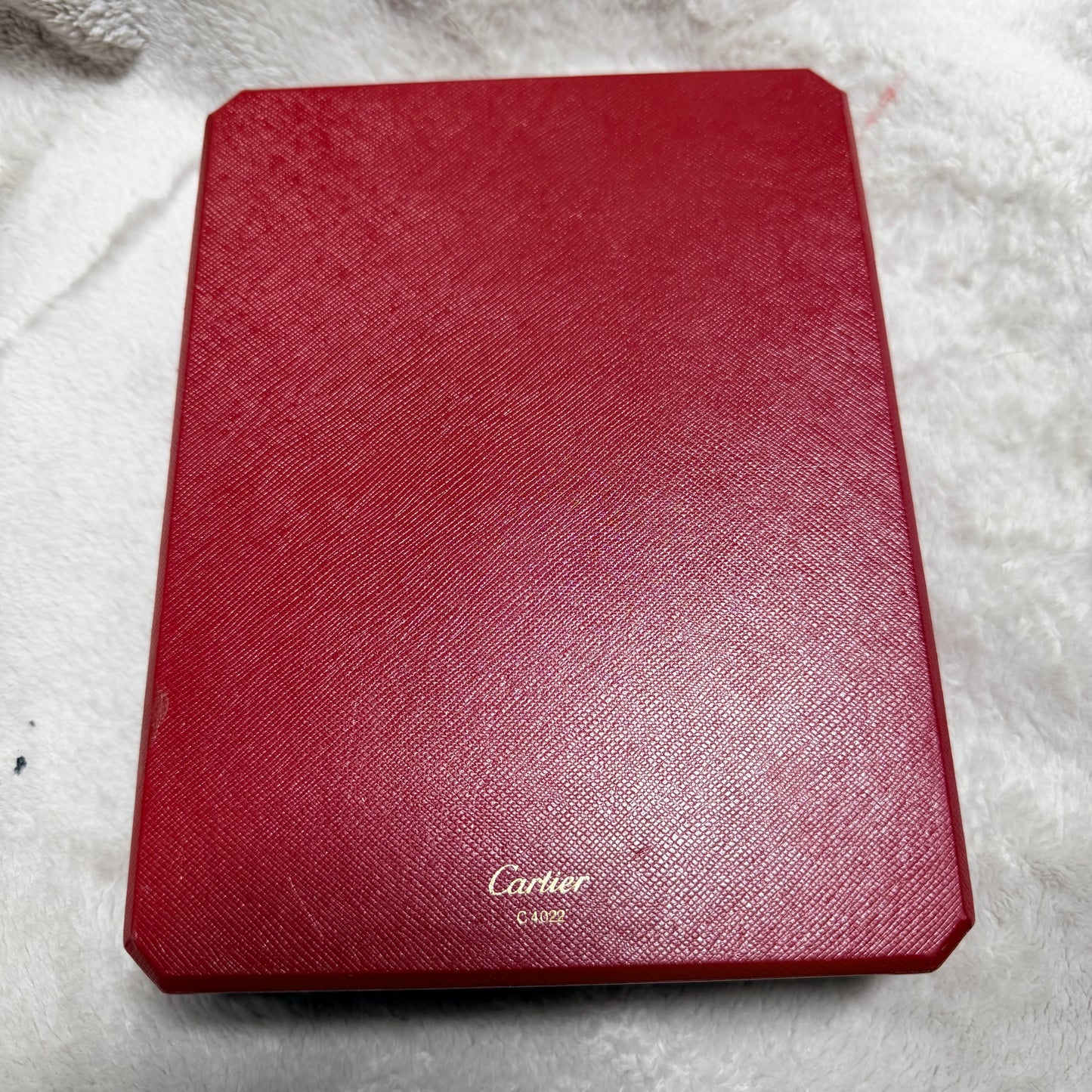 CARTIER Red Necklace box 8x6x1.90 inches