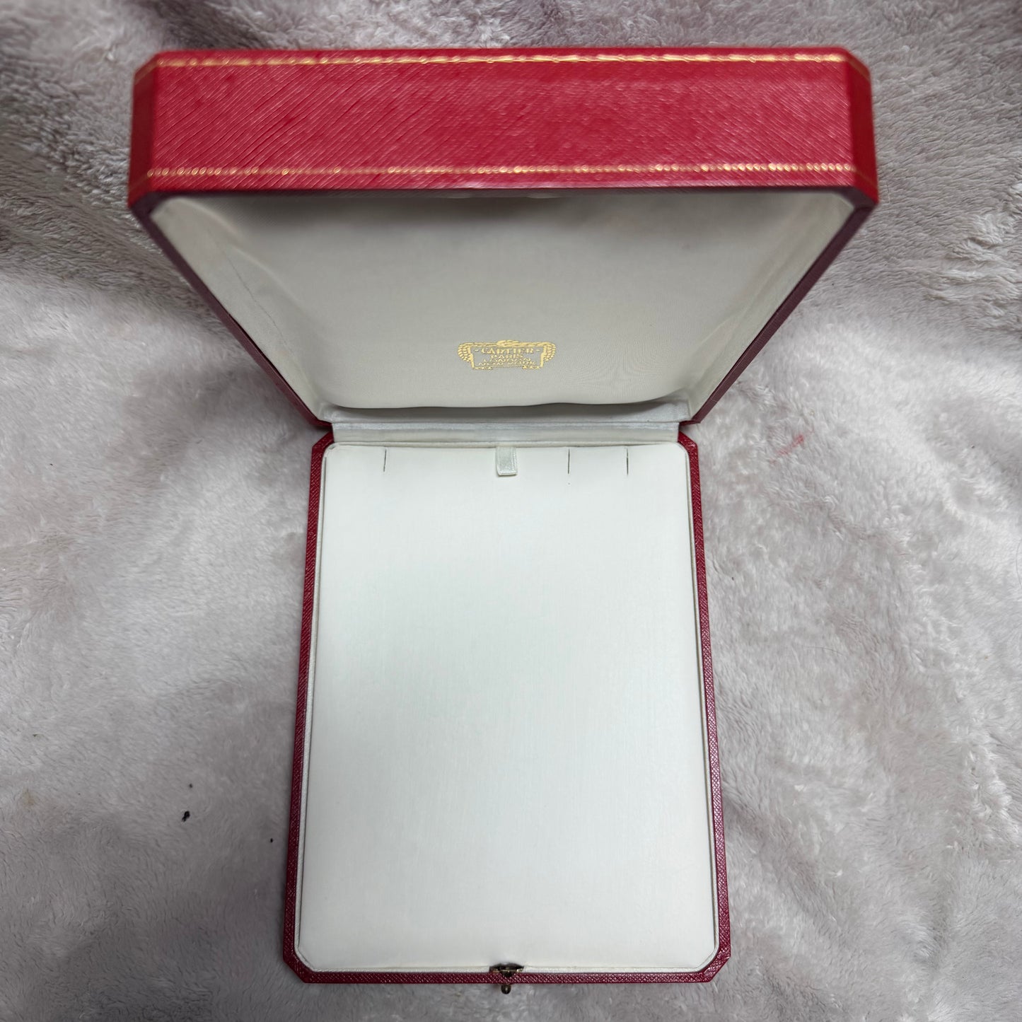 CARTIER Red Necklace box 8x6x1.90 inches