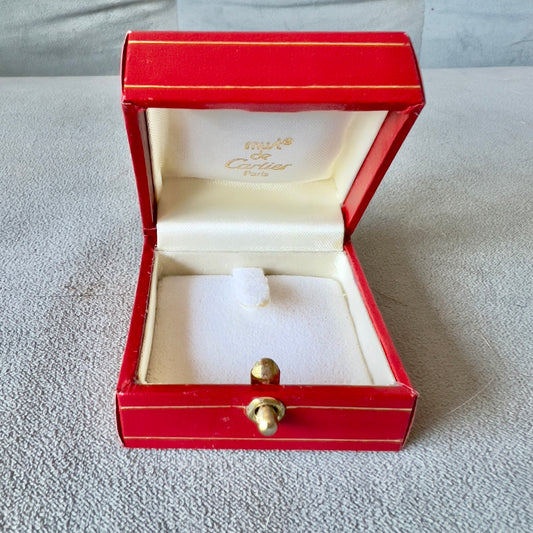 CARTIER TRINITY Ring Box 2x2x1.25 inches