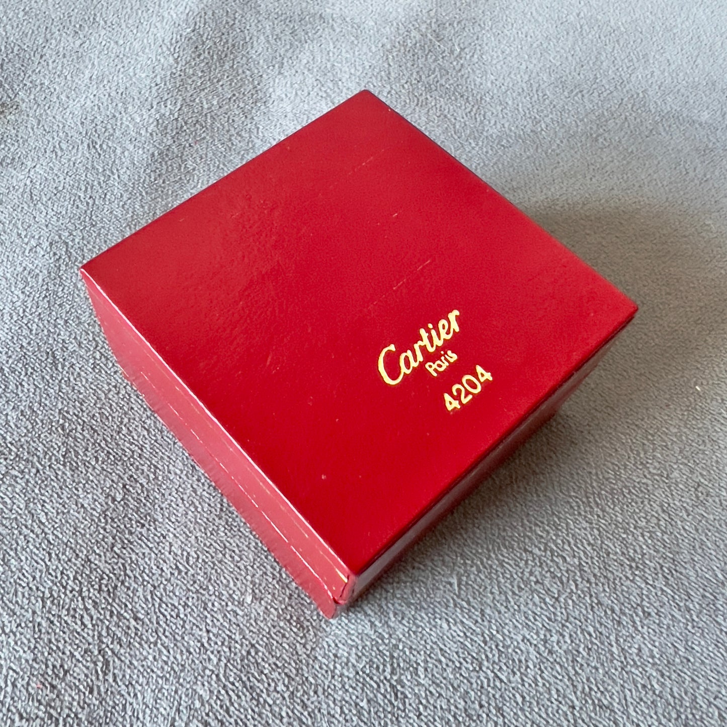 CARTIER Ring Box 2x2x1.10 inches