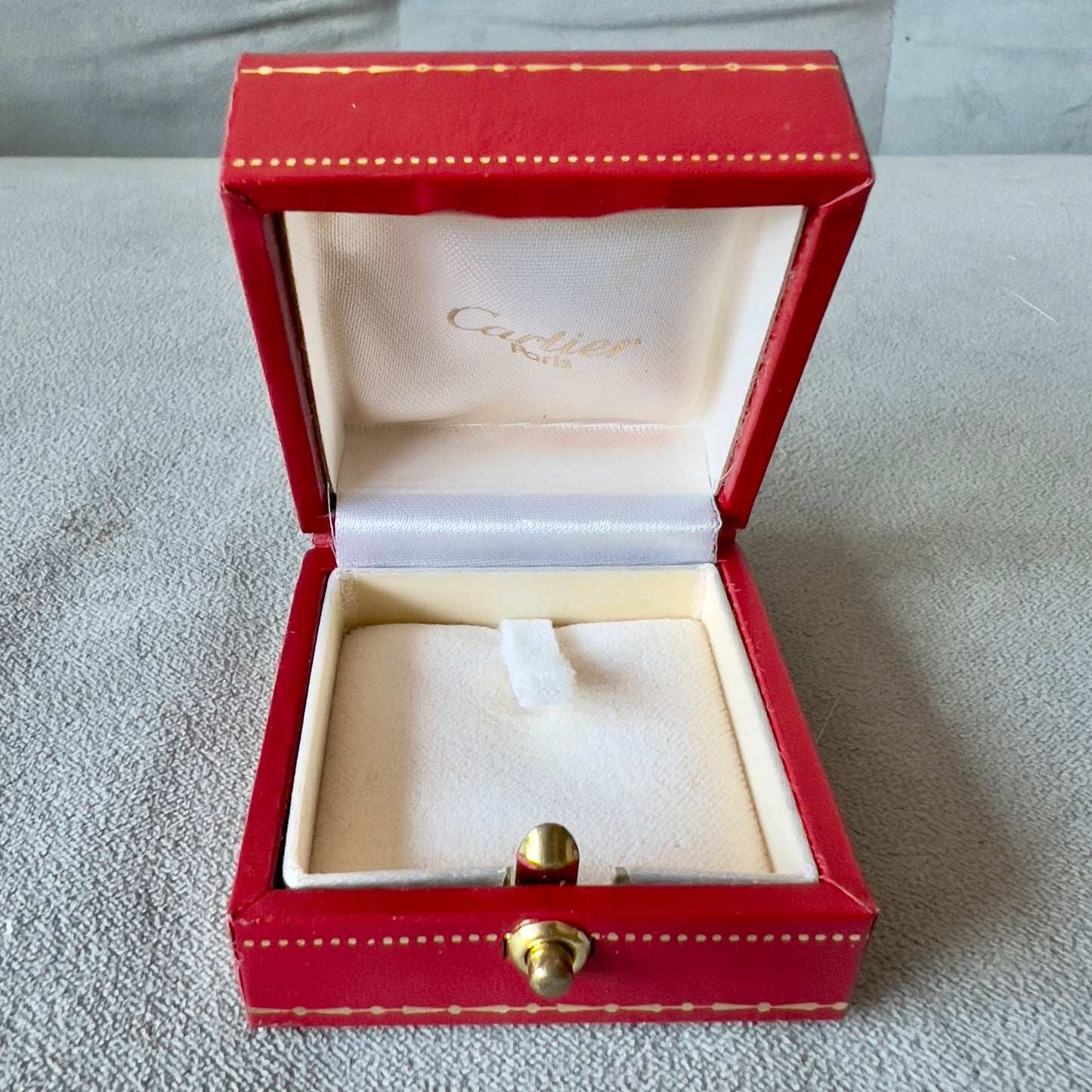 CARTIER Ring Box 2x2x1.25 inches