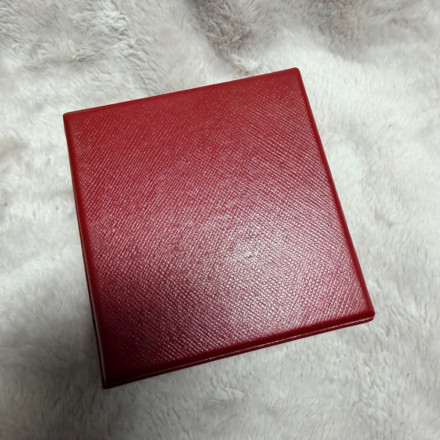 CARTIER Ring Box + Outer Box 3.40x3.25x2.40 inches