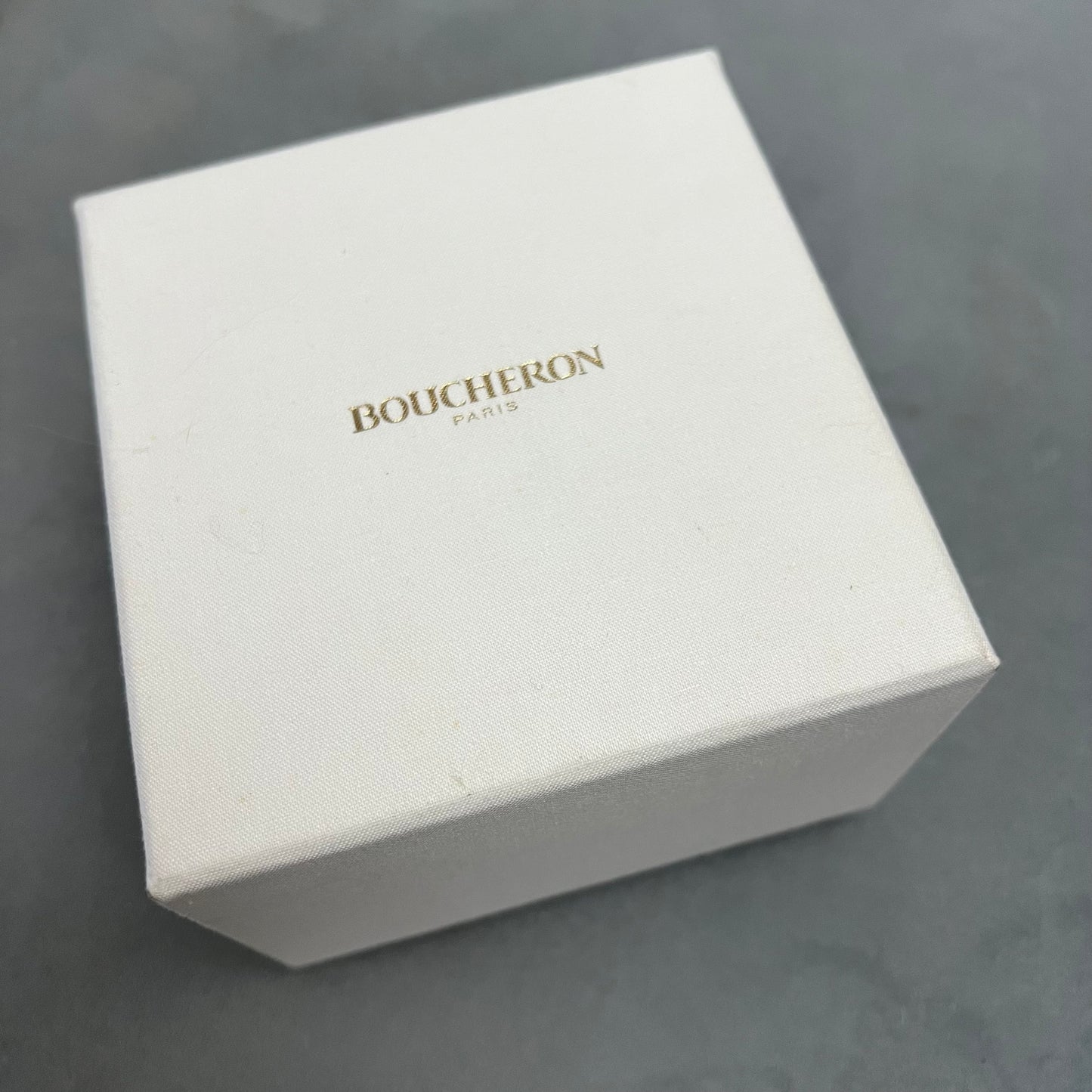 BOUCHERON Ring/Cufflinks/Earrings Box 4.90x4.60x3.5 inches