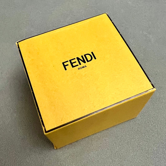 FENDI Ring/Cufflinks/Earrings Box 2.75x2.60x2.25 inches