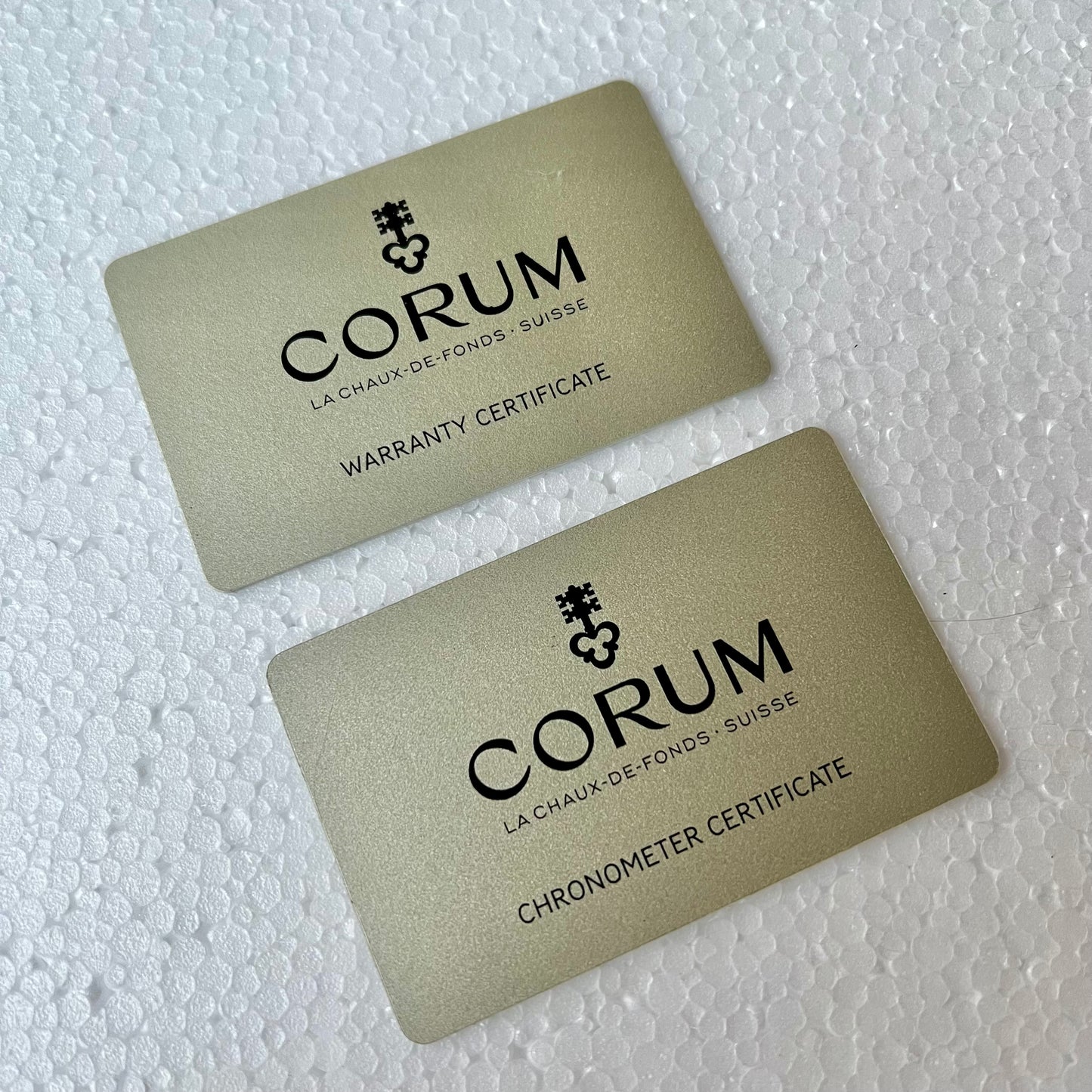 CORUM Folder + Service Booklet + Cards