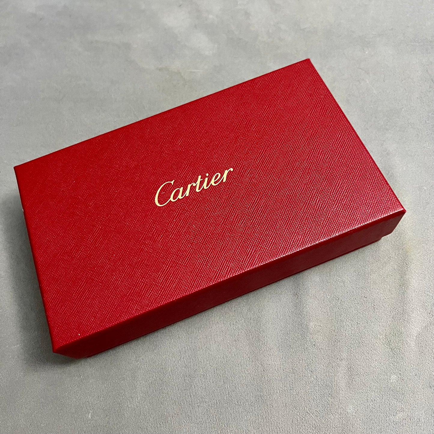 CARTIER Leather Goods Box + Certificate + Booklet + Ribbon + Wrapping Cloth