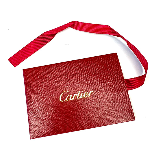 CARTIER Certificate Holder 3.5x2.35 inches