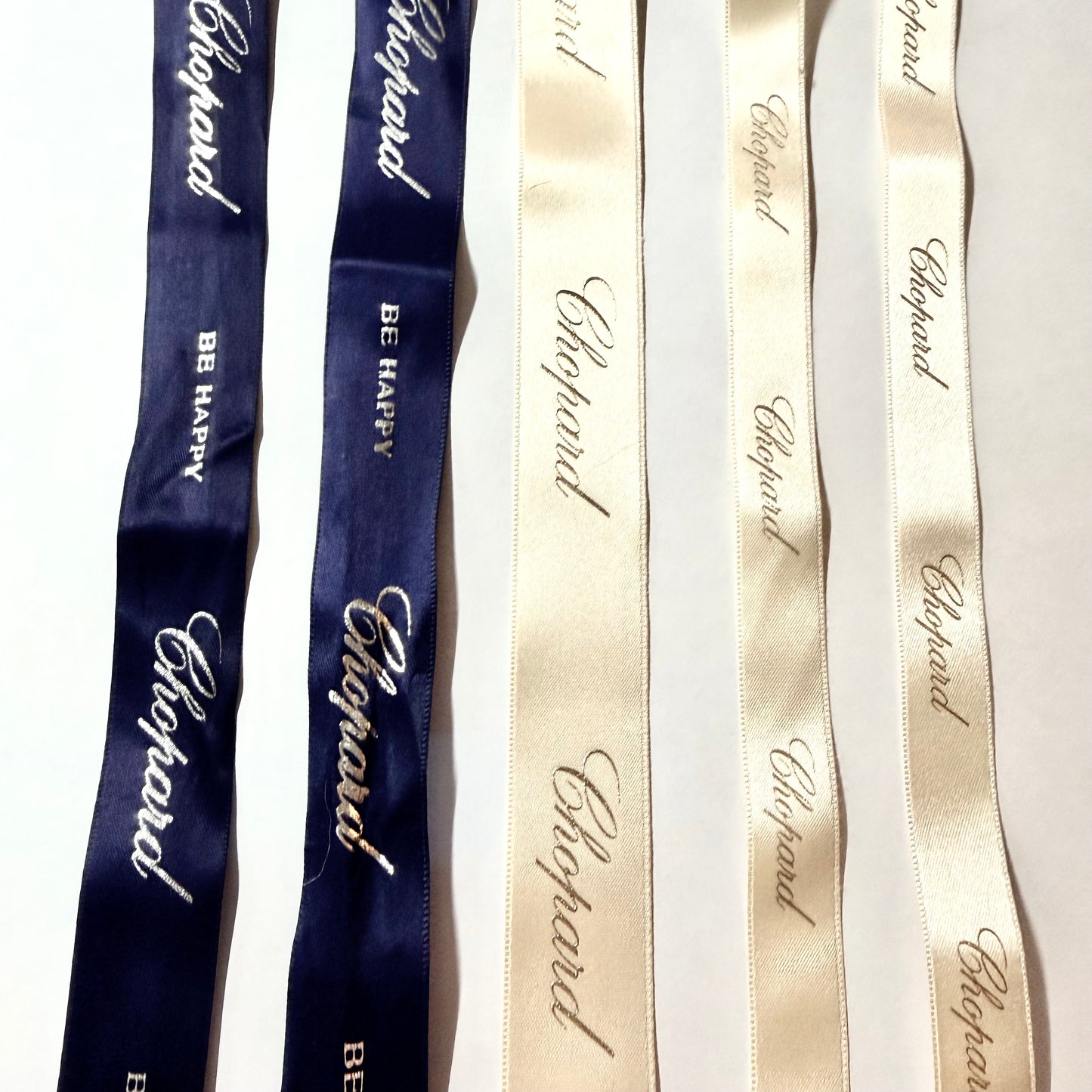NEW Authentic CHOPARD Satin Ribbons Various Sizes