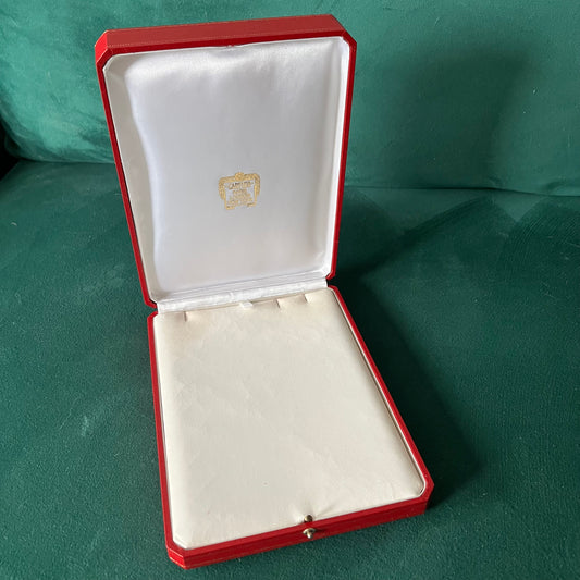 CARTIER Necklace box 8x6x1.90 inches