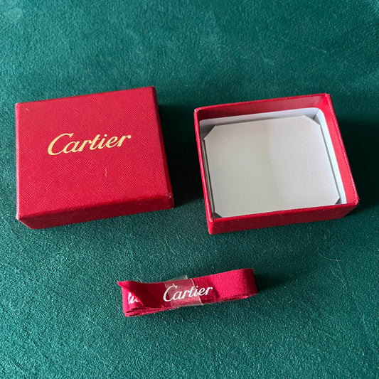 CARTIER Goods Box 3.25x2.80x1.25 inches + Ribbon