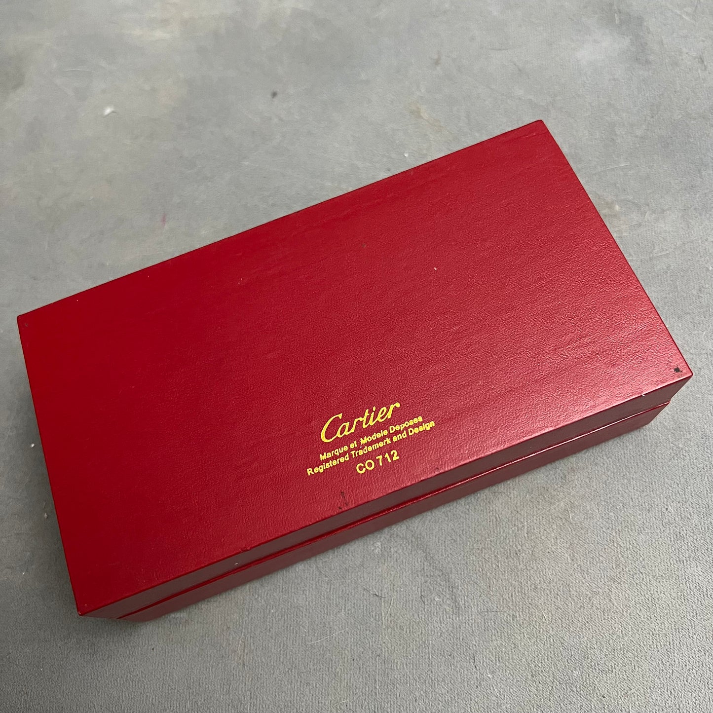 Vintage CARTIER Glasses Box 6.5x3.5x1.90 inches