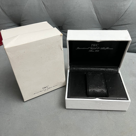 IWC Box + Outer Box + Booklet 6.25x4.70x3.5 inches