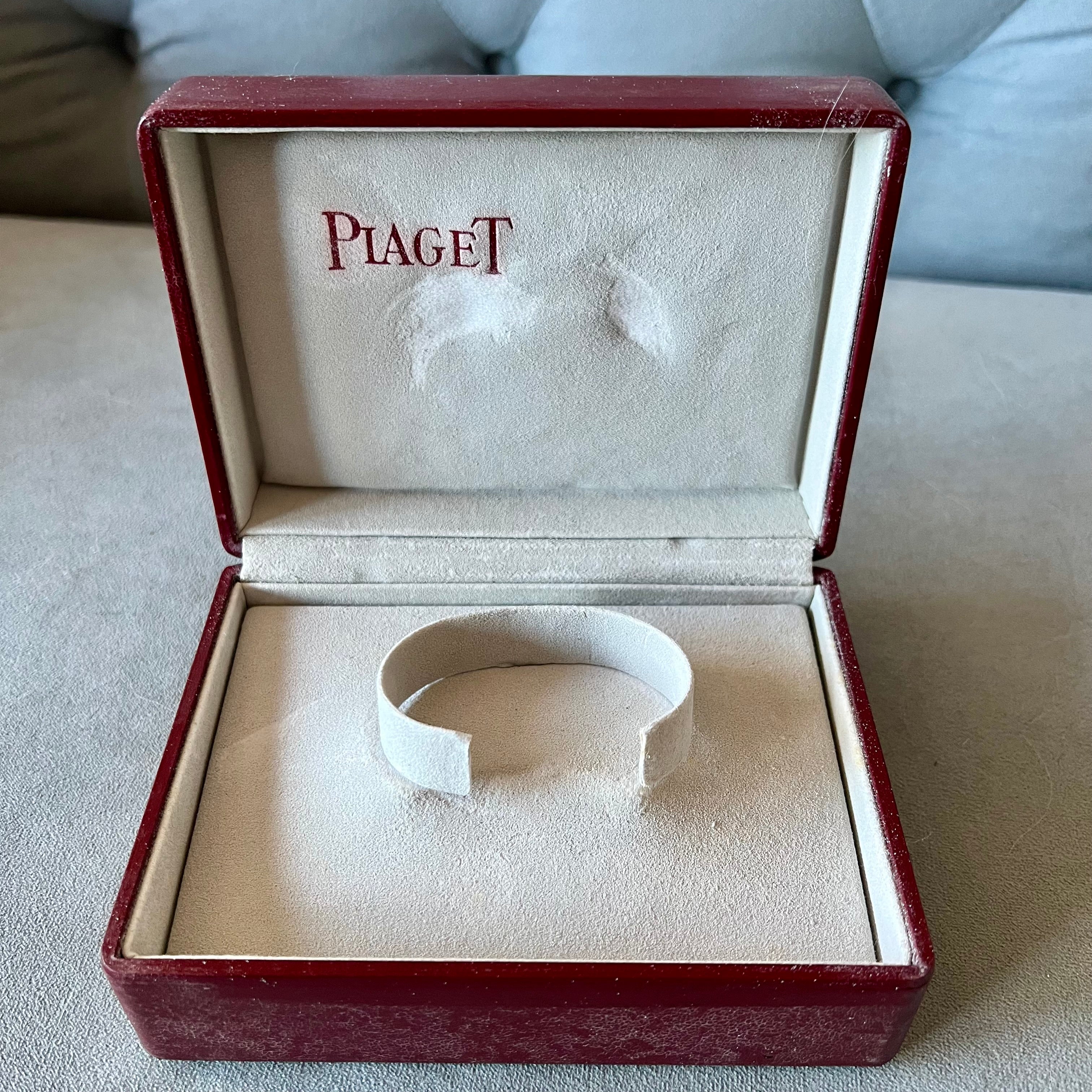 PIAGET Burgundy Leather Box NATILUXIA