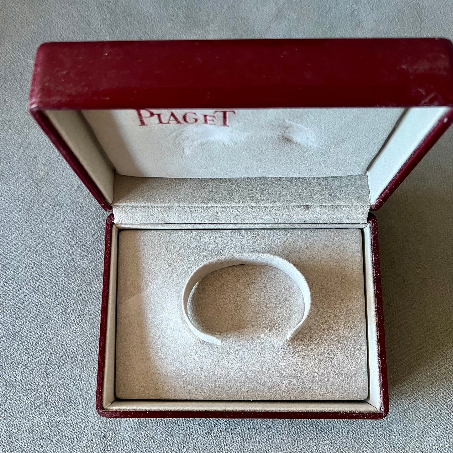 PIAGET Burgundy Leather Box