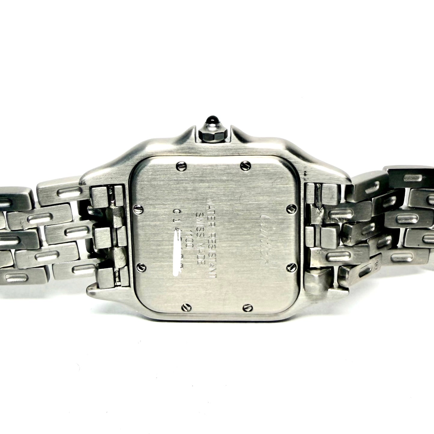 CARTIER PANTHERE Quartz 27mm Steel Watch Cream Dial