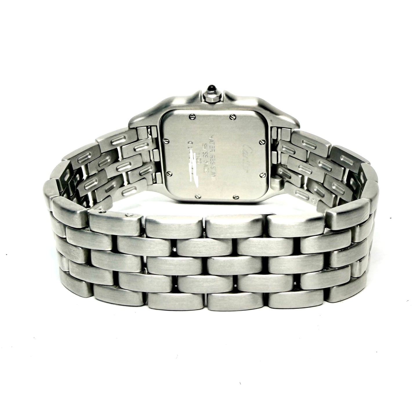 CARTIER PANTHERE Quartz 27mm Steel Watch Cream Dial