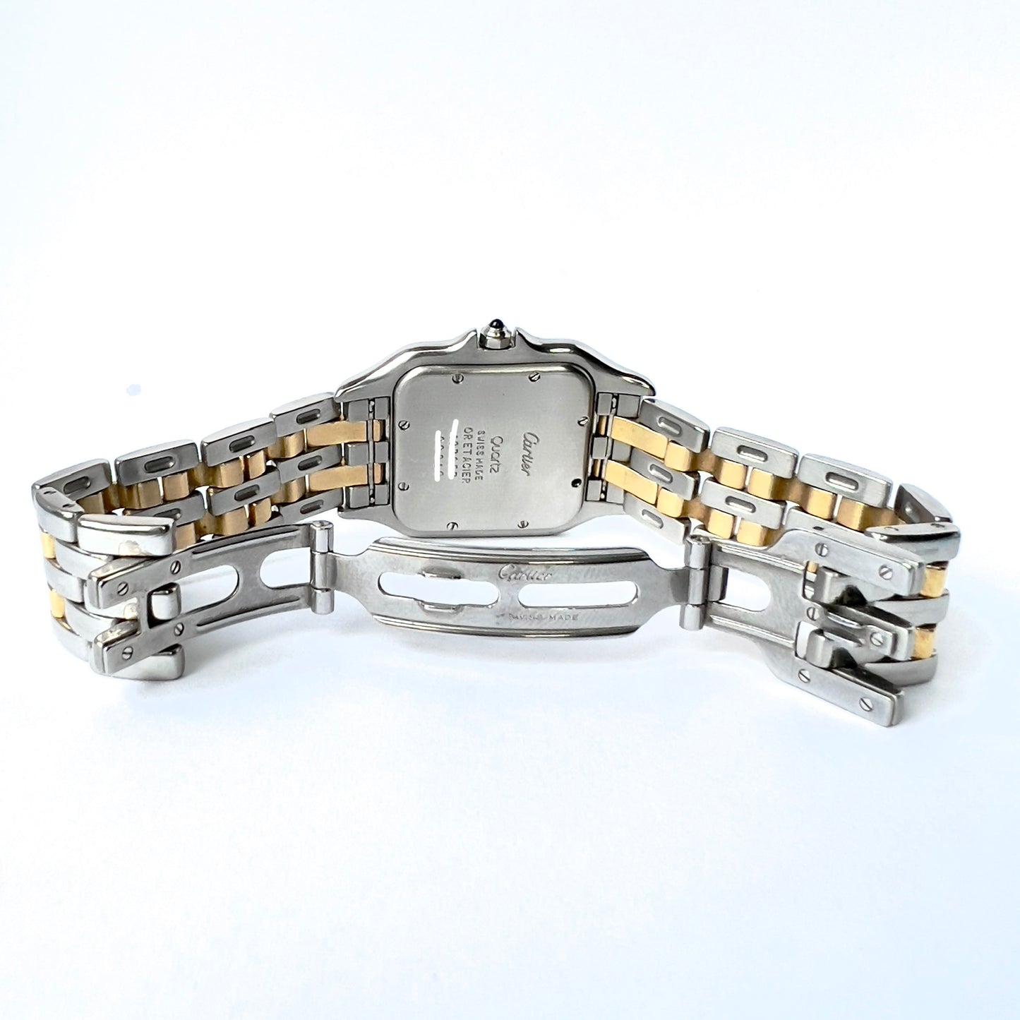 CARTIER PANTHERE Quartz 29mm 2 Row Gold 0.55TCW DIAMOND Watch