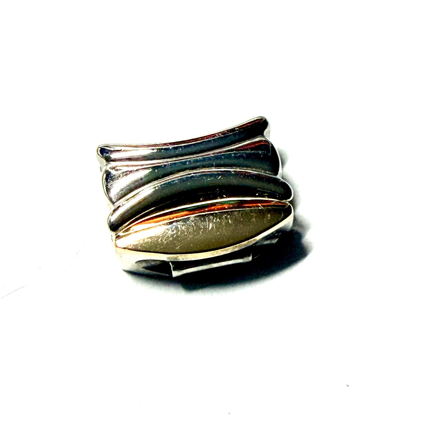 CARTIER BAIGNOIRE 13.10mm wide 18K Yellow Gold &  Stainless Steel Complete Link