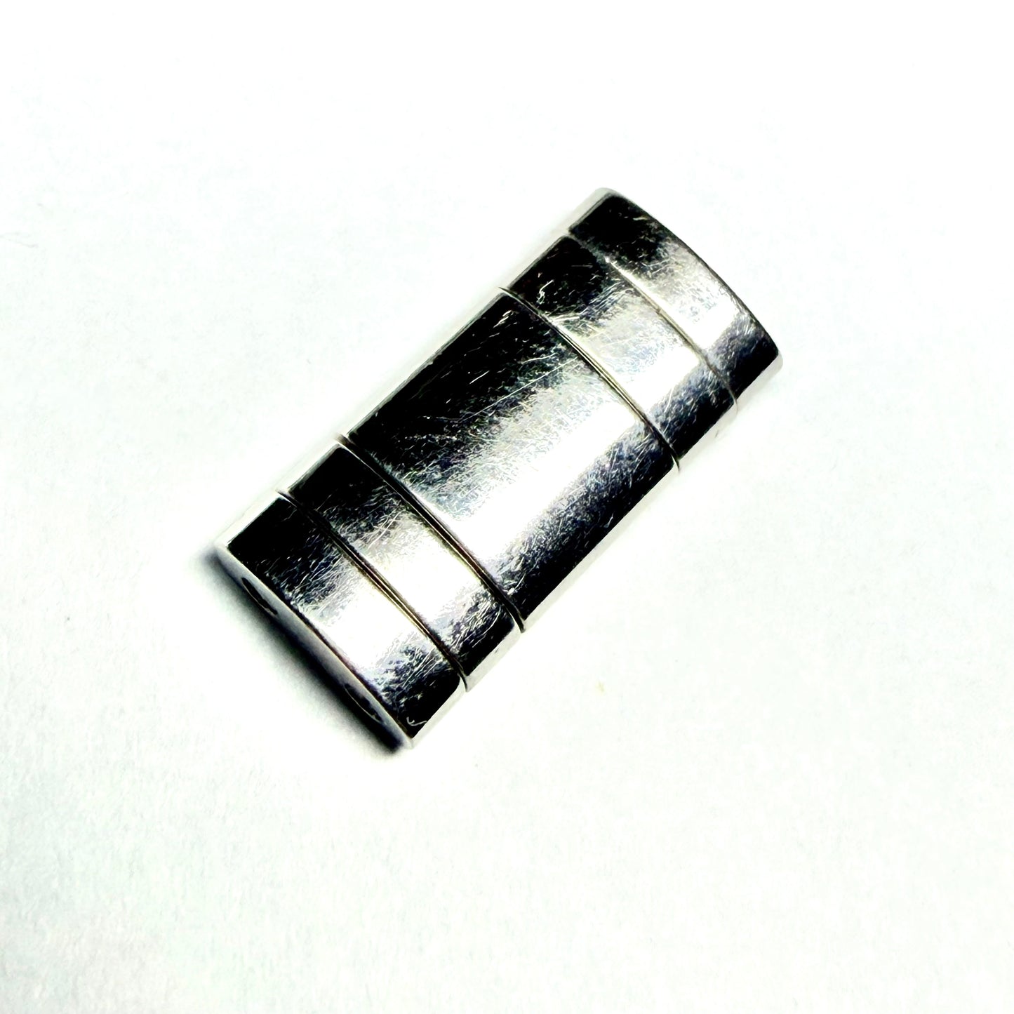 CARTIER TANK AMERICAINE 15.13mm wide 18K White Gold Complete Link 3.42g
