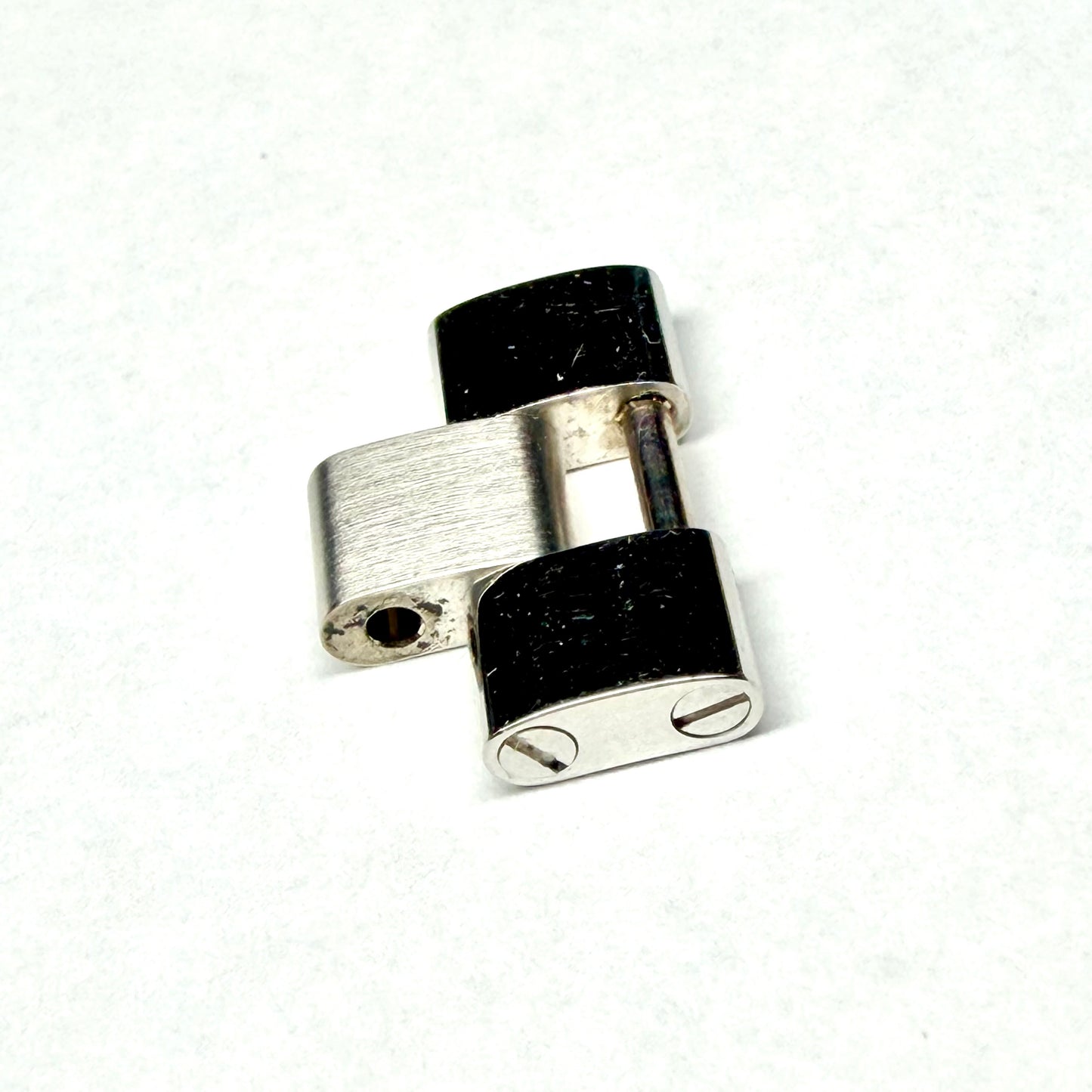CARTIER ROADSTER 15mm wide 18K White Gold Complete Link