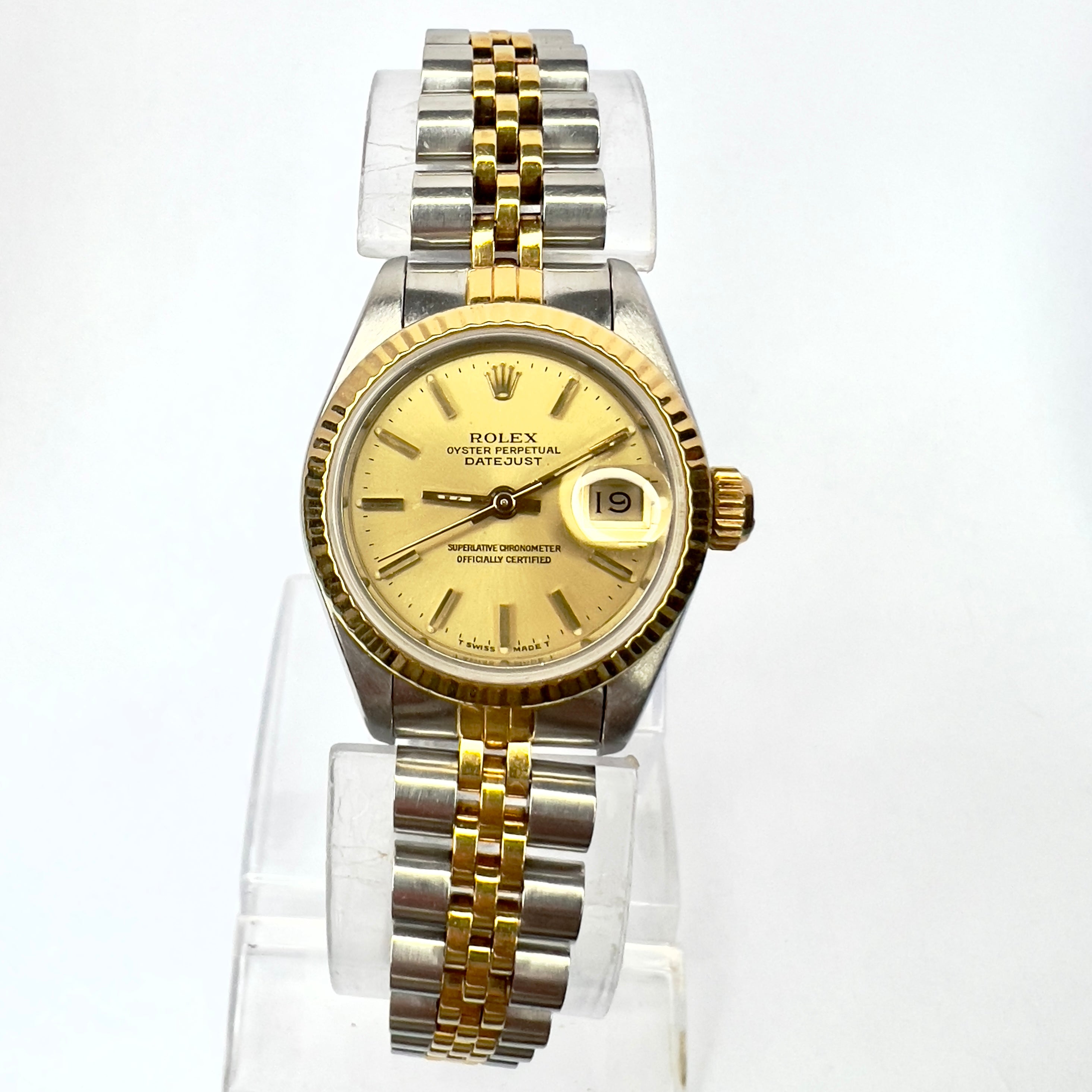 Classic oyster 2 on sale tone rolex price