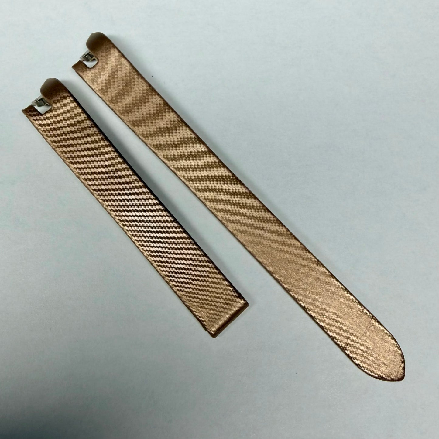 NEW CARTIER DELICES 12/10mm Bronze Leather Strap Band