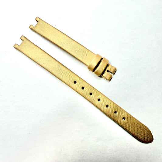 NEW CARTIER 10/9mm Gold Leather Strap Band