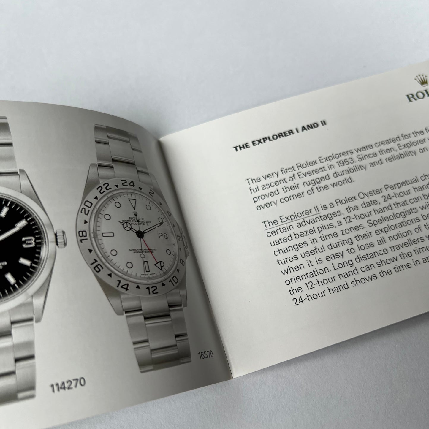 ROLEX Explorer Booklet English 2004