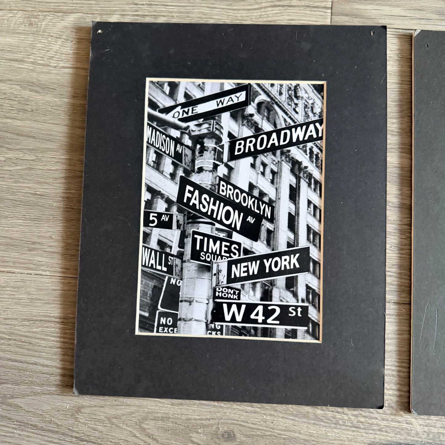 Set of 4 framed NYC wall art in black Pictures