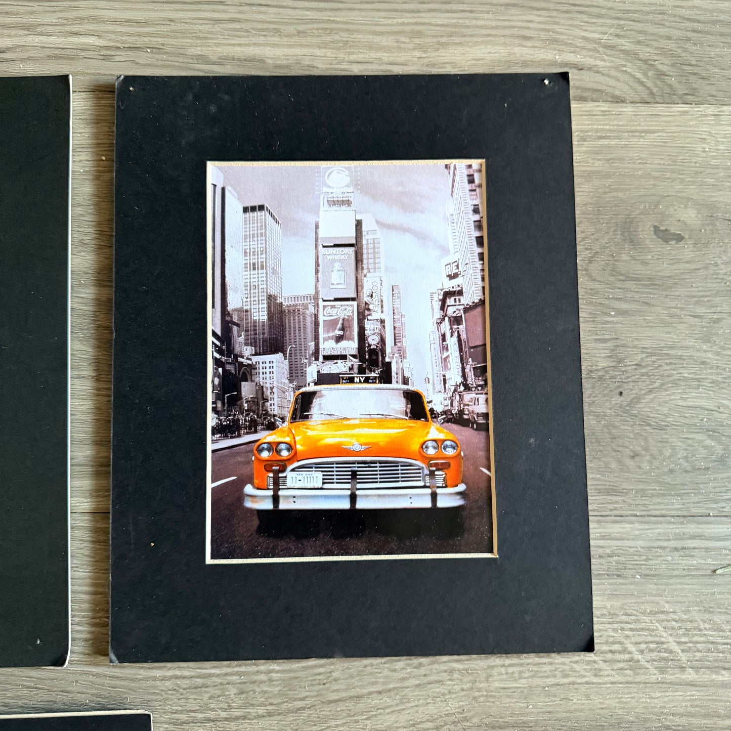 Set of 4 framed NYC wall art in black Pictures