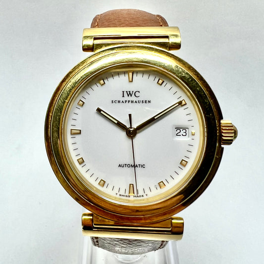 IWC SCHAFFHAUSEN DA VINCI 37mm Automatic 18K Yellow Gold Watch