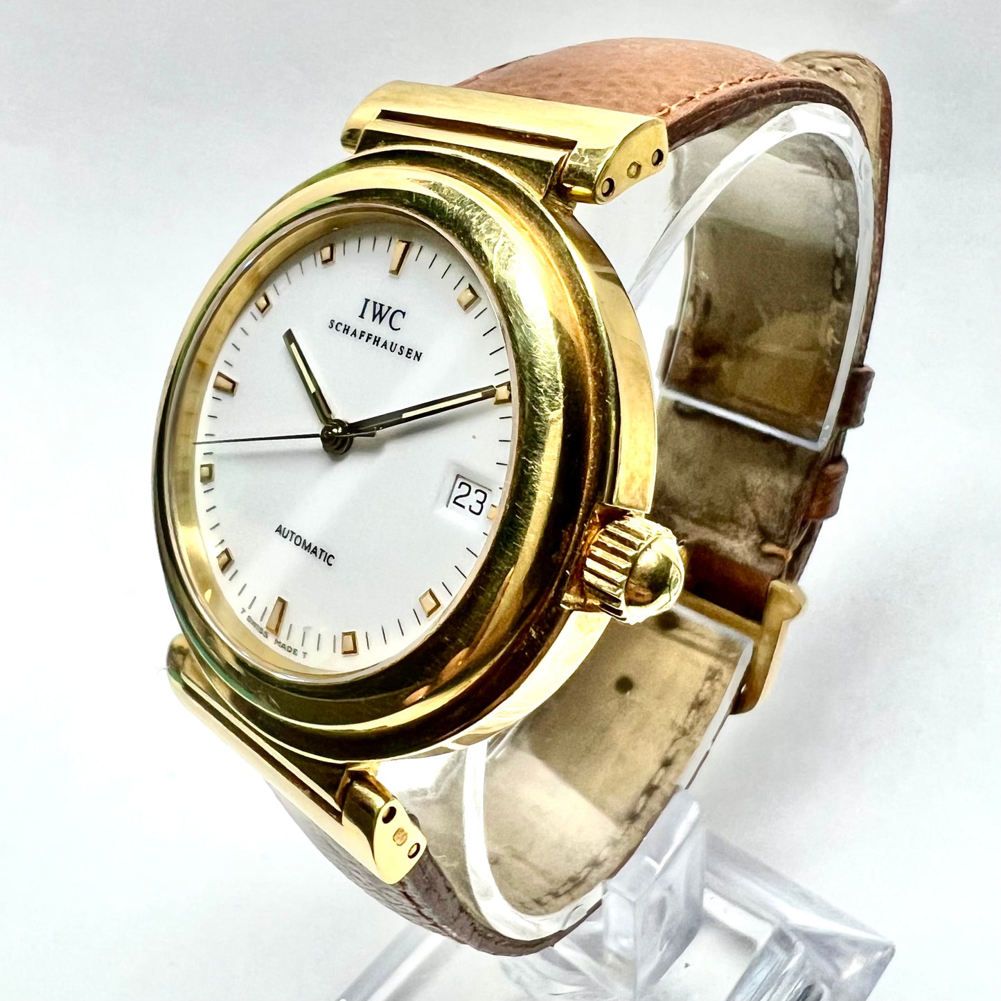 IWC SCHAFFHAUSEN DA VINCI 37mm Automatic 18K Yellow Gold Watch
