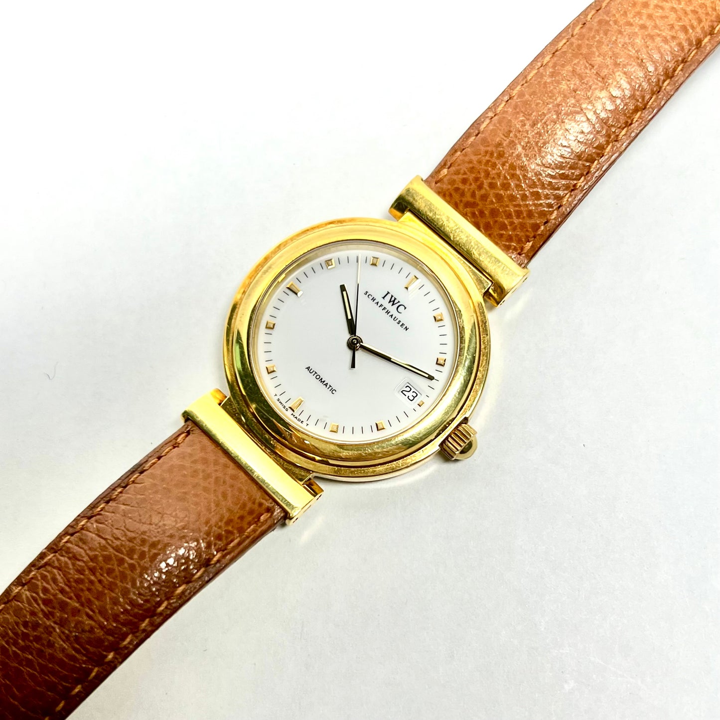 IWC SCHAFFHAUSEN DA VINCI 37mm Automatic 18K Yellow Gold Watch