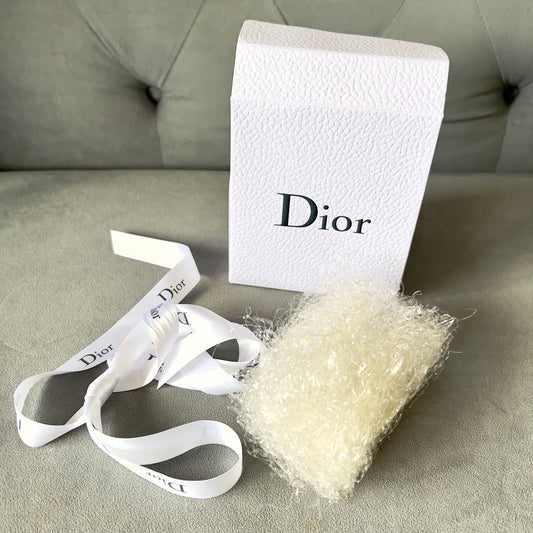 DIOR Shopping Bag 5.5x4.74x2.30 inches + Stuffing + Ribbon