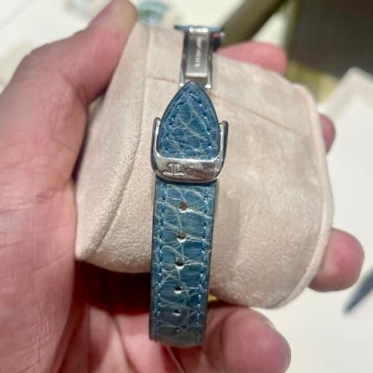 Jaeger LeCoultre REVERSO Joaillerie Automatic 21mm 18K White Gold Watch Factory Diamonds