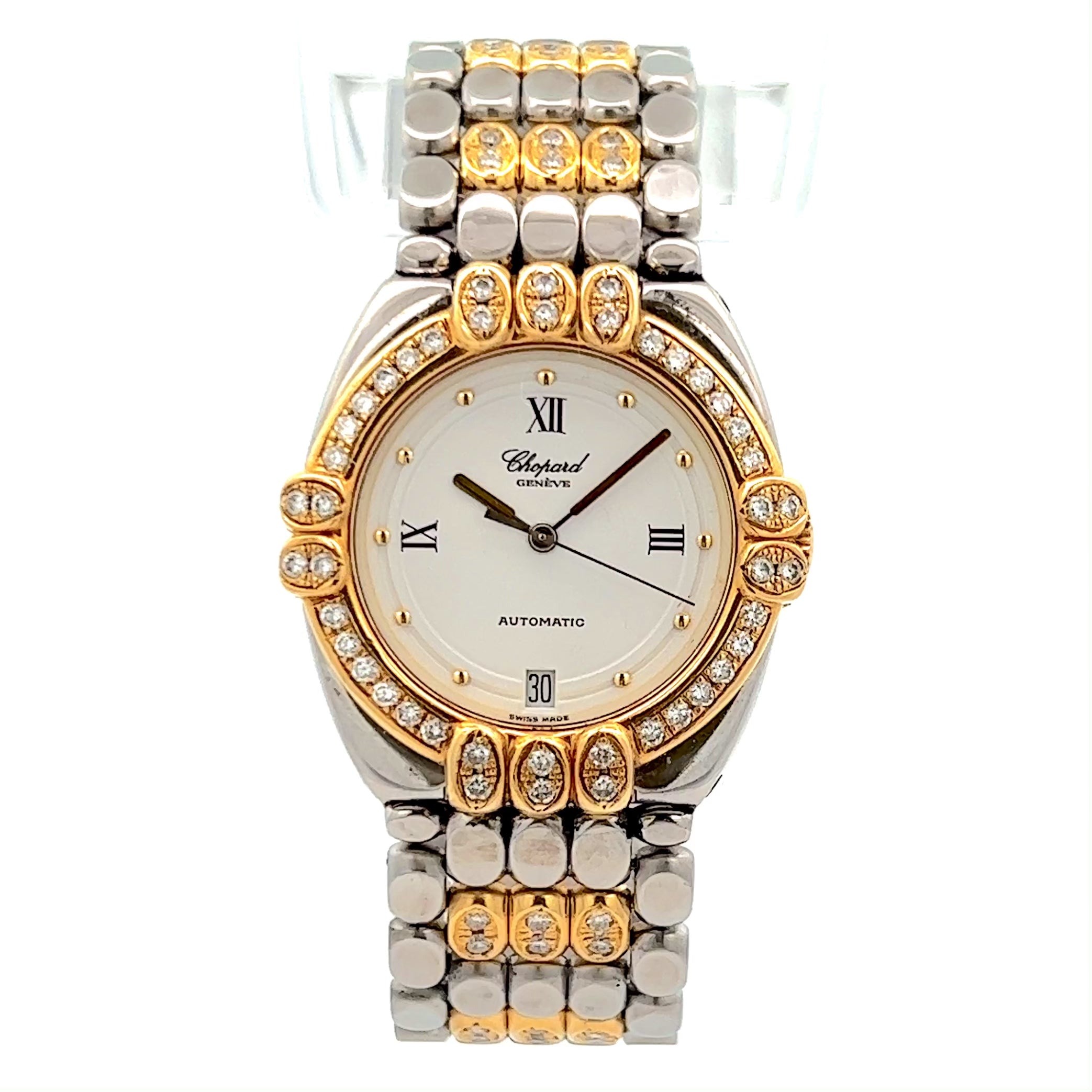 CHOPARD GSTAAD Automatic 32mm 2 Tone 1.92TCW Diamond