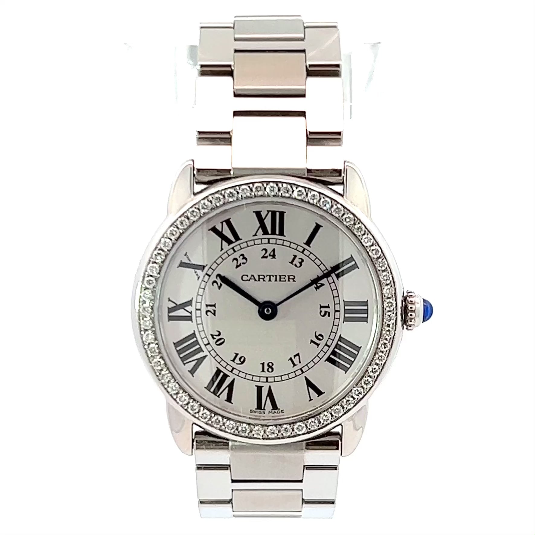 Ronde solo de cartier watch 29mm steel hot sale