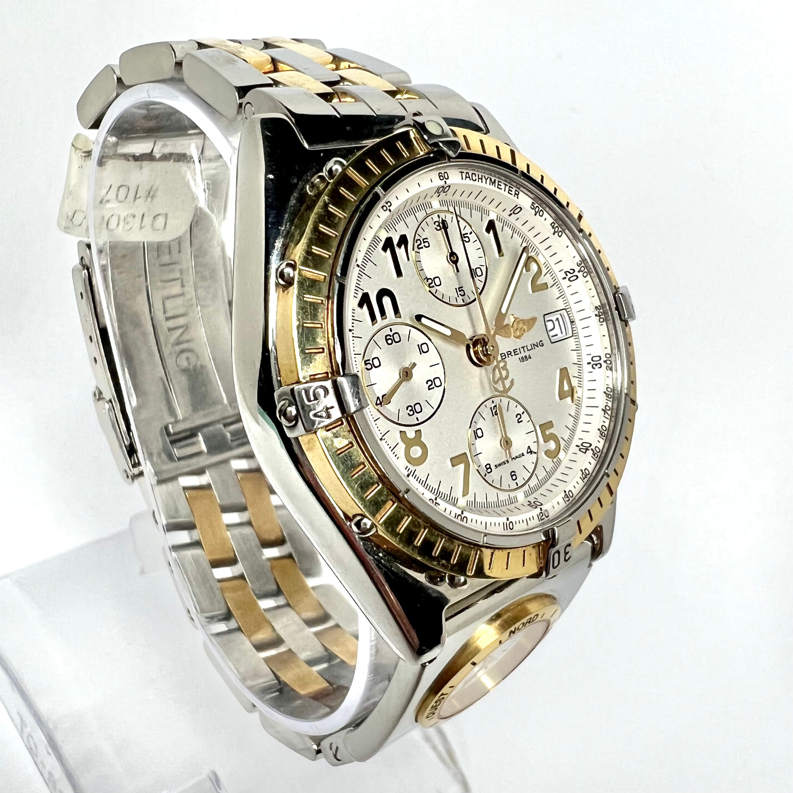 BREITLING CHRONOMAT UTC 40mm Automatic 2 Tone Watch