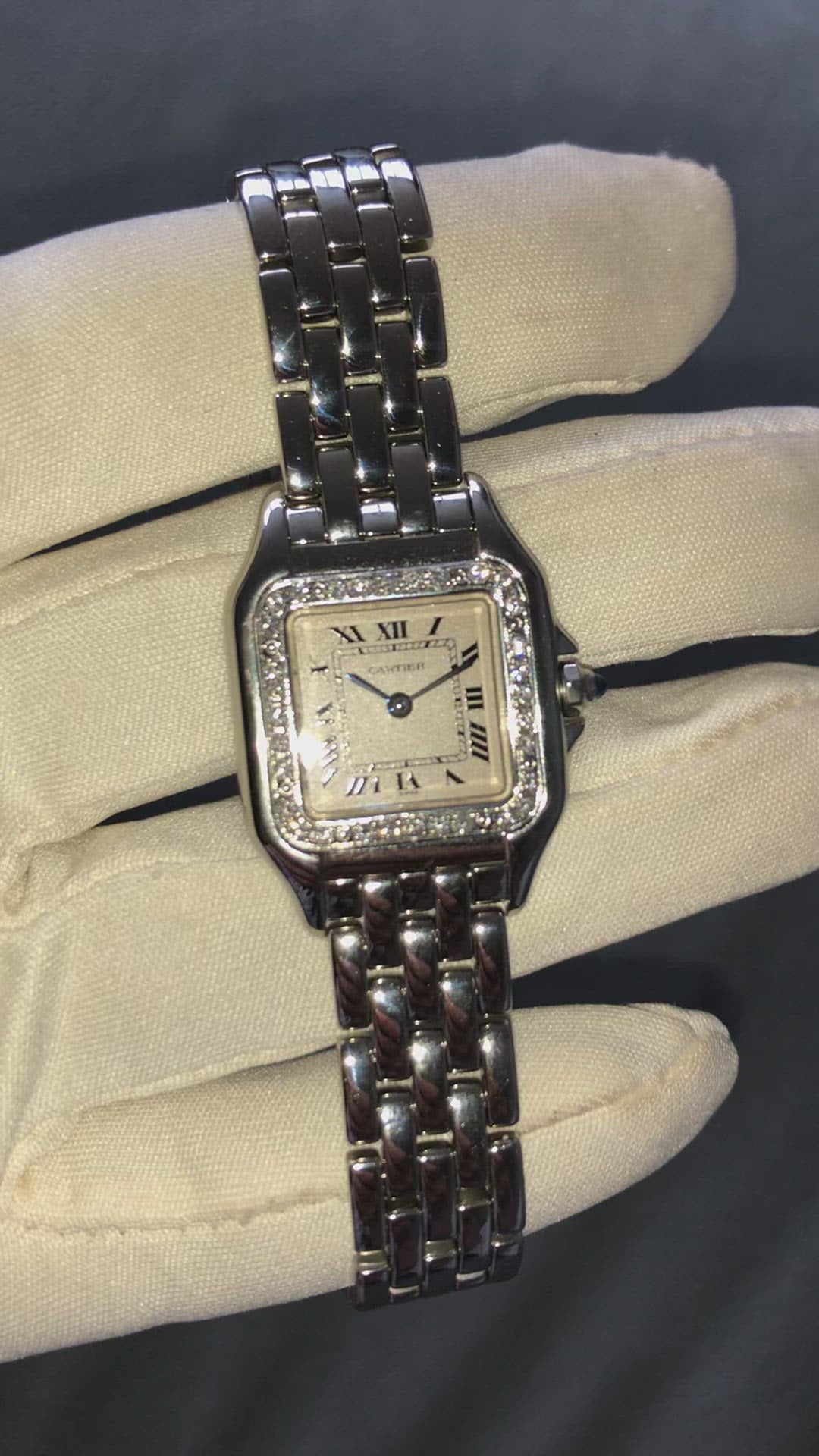 CARTIER PANTHERE 22mm Quartz steel | NATILUXIA