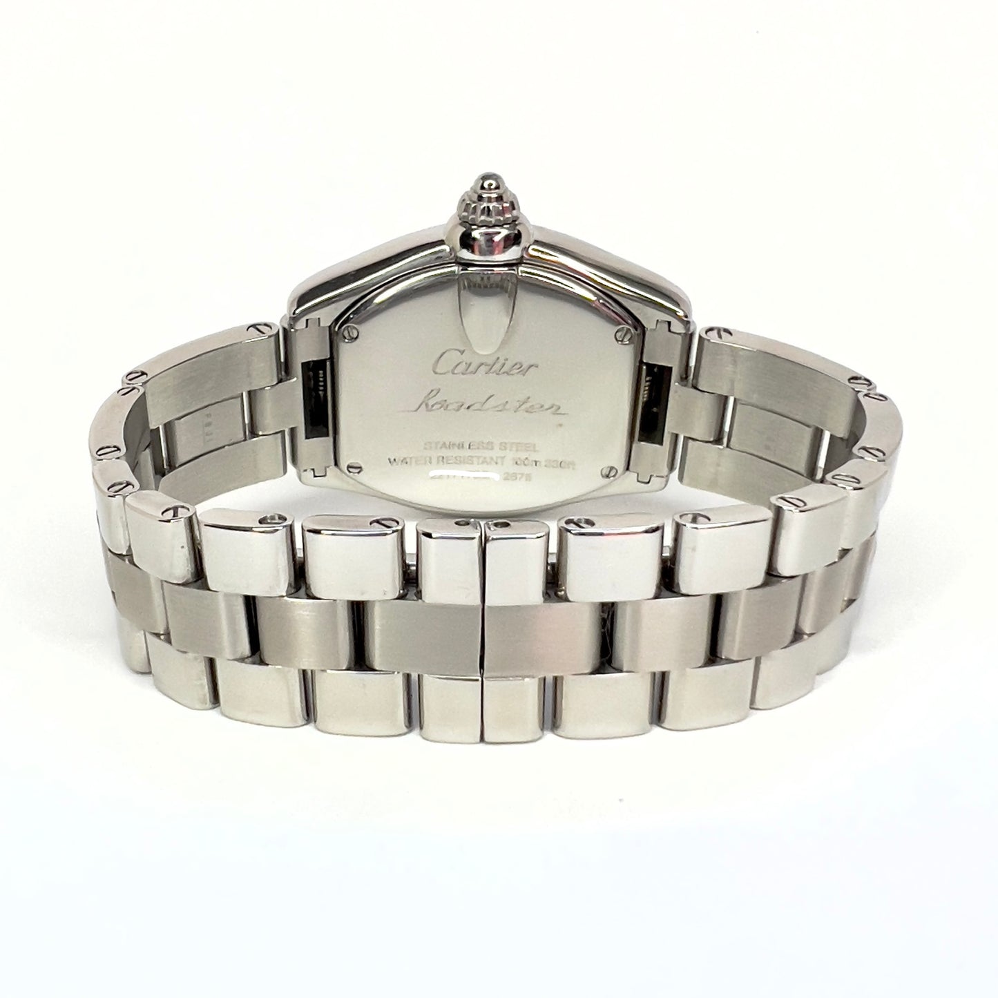 CARTIER ROADSTER Quartz 31mm Steel 0.75TCW DIAMOND Watch