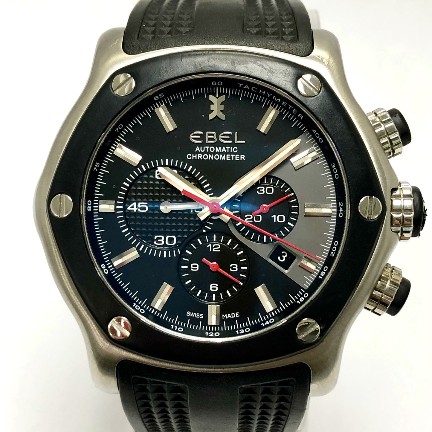 EBEL TEKTON Automatic Chronometer 50mm Steel Watch