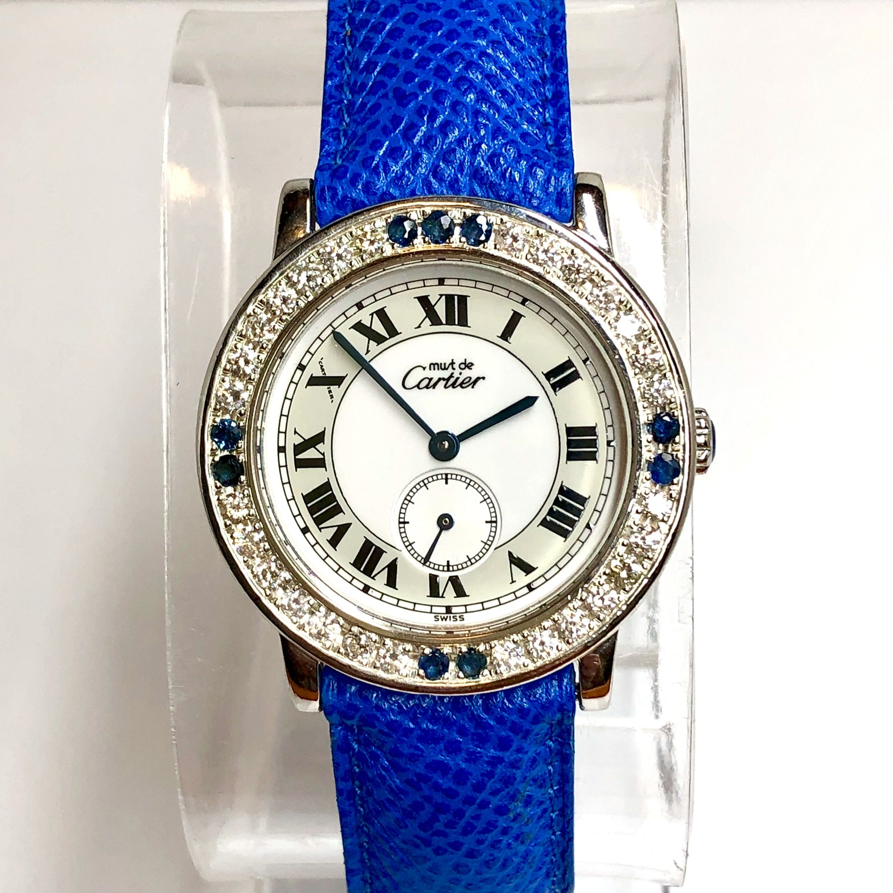 Cartier watch 925 online argent plaque g20m price