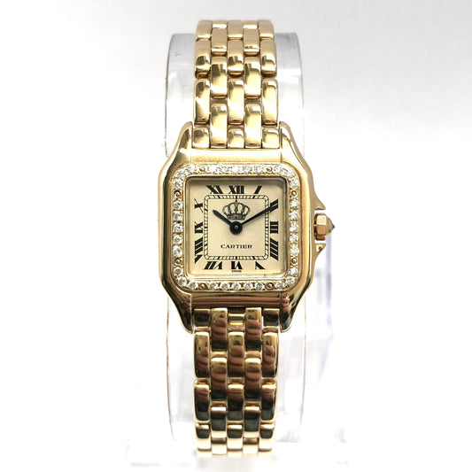 CARTIER PANTHERE Quartz 23mm 18K Yellow Gold watch